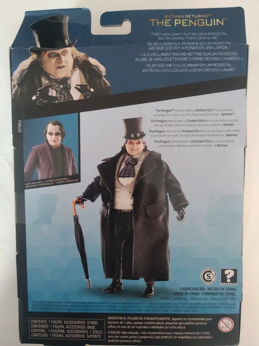 Imagen 2 de 2 de El Pinguino Batman Returns Dc Multiverse Signature Mattel