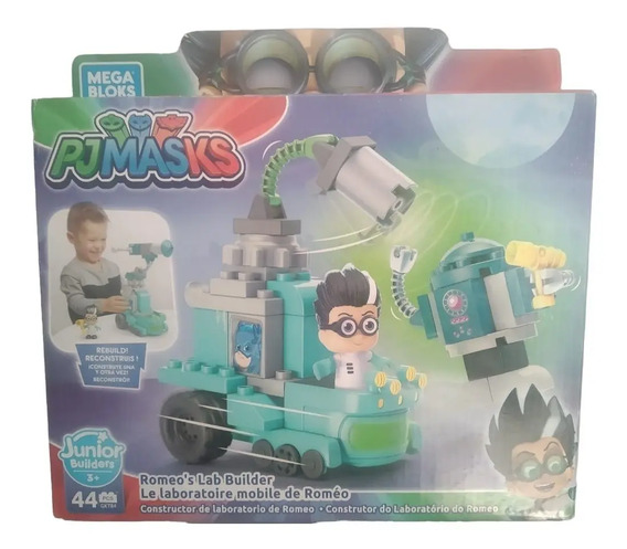 Romeo Laboratorio Movil Pj Mask Heroes En Pijamas Mega Bloks