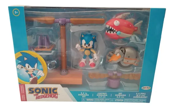 Sonic Classic The Hedgehog Diorama Jakks