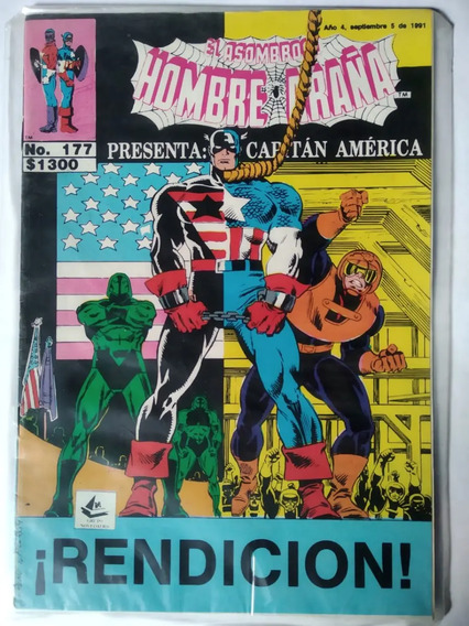 El Hombre Araña 177 Presenta Capitan America Spiderman