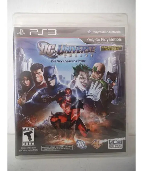 Dc Universe The Next Legends Is You Playstation Ps3 Fisico