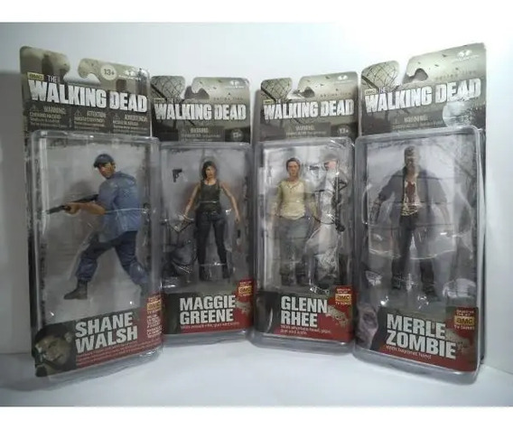 Shane Glenn Maggie Y Merle Zombie Walking Dead Mcfarlane Toy