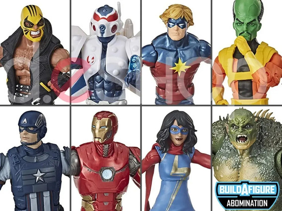 Marvel Legends Baf Abominacion Iron Man Lider Rage C America