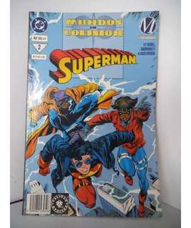 Superman Mundos En Colision Tomo 02 Y 04 Editorial Vid