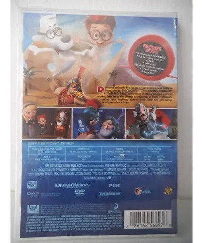 Imagen 2 de 2 de Las Aventuras De Peabody Y Sherman Dvd