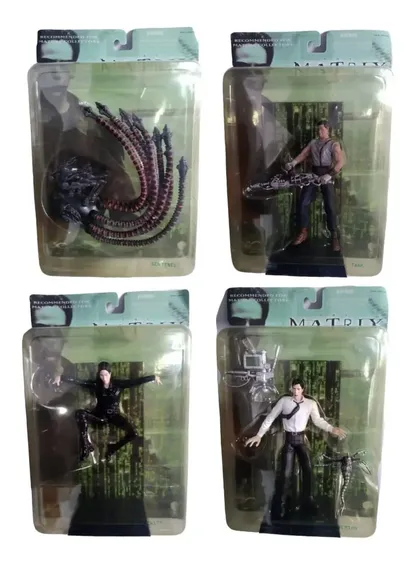 Lote 4 Figuras The Matrix N2toys .