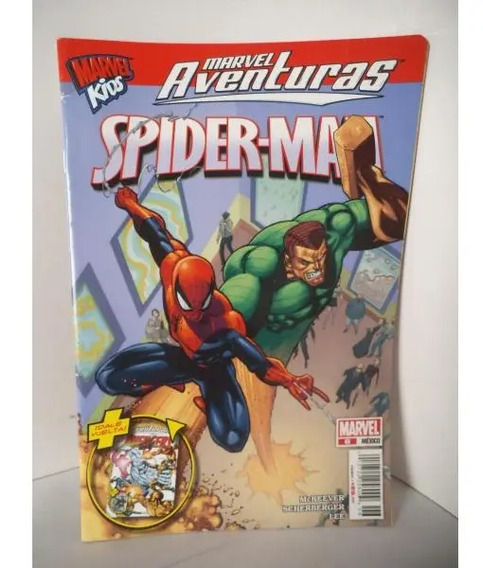 Marvel Aventuras 06 Spiderman Flip Book Avengers Televisa