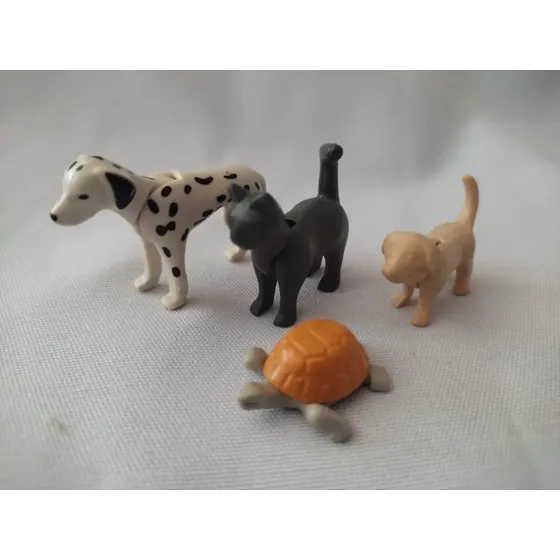4 Mascotas Playmobil 